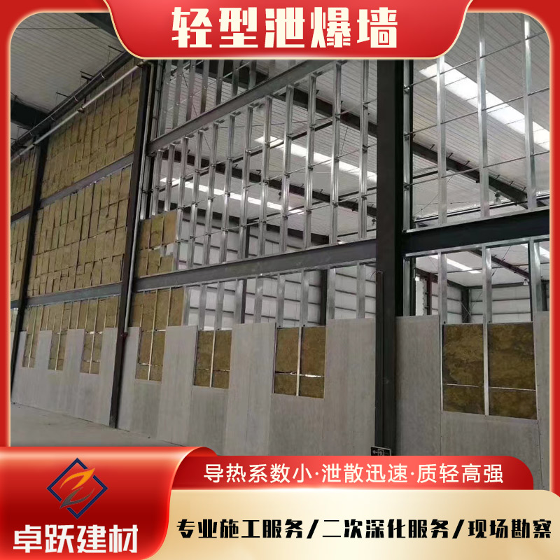煙臺纖維泄爆墻使用范圍